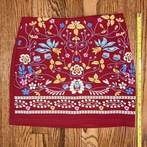 Shein embroidered skirt!!!❤️❤️❤️